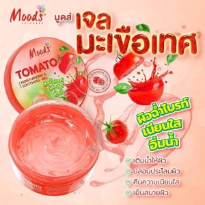 Moods tomato moisturizing&soothing gel มูดส์ โทเมโท้ มอยซ์เจอร์ไรซิ่ง แอนด์ สูทติ้ง เจล 300ml.