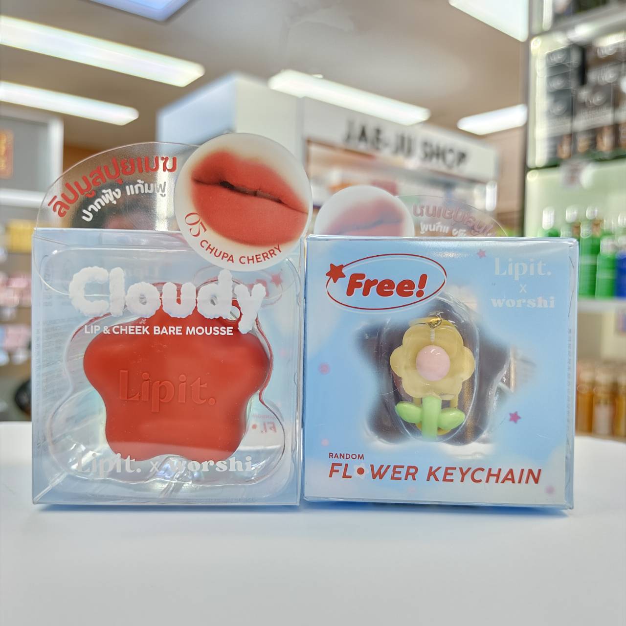 Lipit.x worshi cloudy lip&cheek bare mousse ลิปอิท เอ็กซ์วอชิ เคลาดี้ลิปแอนด์ชีคแบร์มูส 4.5g - Image 14