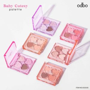 odbo baby cutesy palette โอดีบีโอ เบบี้ คิ้วท์ซี่ พาเลท 1.8g.