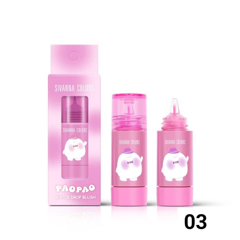 HF752 Sivanna colors pao pao water drop blush ซีเวนน่า คัลเลอร์ส เปา เปา วอเทอร์ ดรอป บลัช 6g. - 03.dreamie pao pao