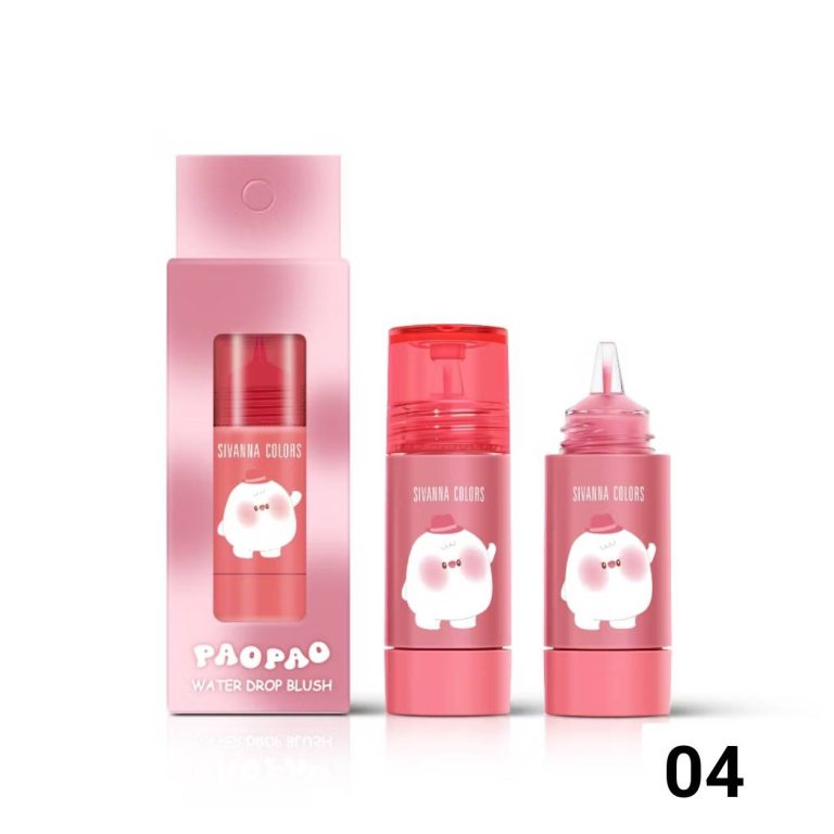 HF752 Sivanna colors pao pao water drop blush ซีเวนน่า คัลเลอร์ส เปา เปา วอเทอร์ ดรอป บลัช 6g. - 04.boomie pao pao
