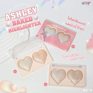A 436-01 Ashley baked highlighter แอชลี่ย์ เบค ไฮไลท์เตอร์ 12g.