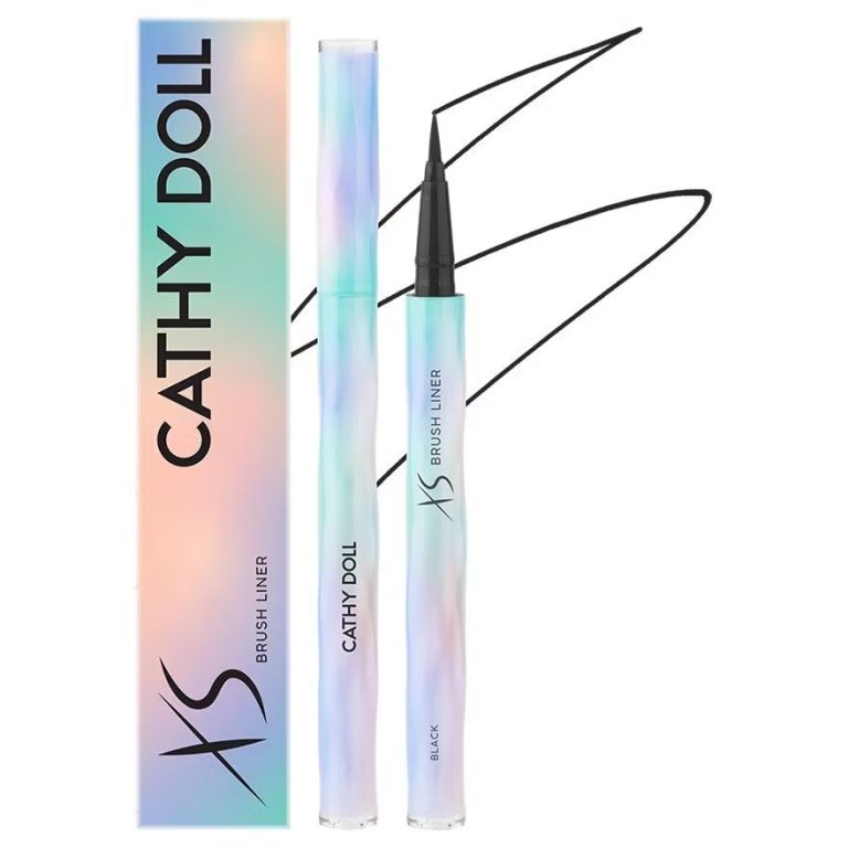 Cathy doll x5 brush liner  เคที่ดอลล์ เอ็ก5 อายไลน์เนอร์ 0.6มล. - 1.Black