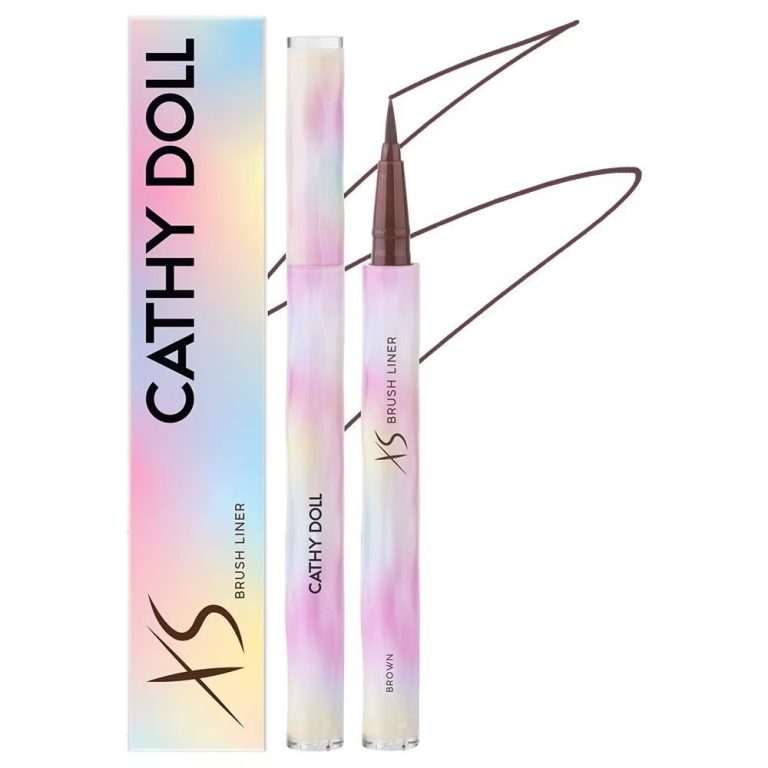 Cathy doll x5 brush liner  เคที่ดอลล์ เอ็ก5 อายไลน์เนอร์ 0.6มล. - 2.Brown