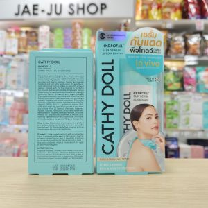 Cathy doll hydrofill sun serum spf50+ pa++++2% เคที่ดอลล์ ไอโดรฟิลล์ซันเซรั่ม 10ml.