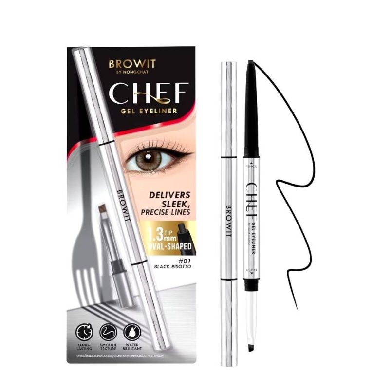 Browit chef gel eyeliner  บราวอิท เชฟเจลอายไลน์เนอร์ 0.06g. - 01.Black Risotto