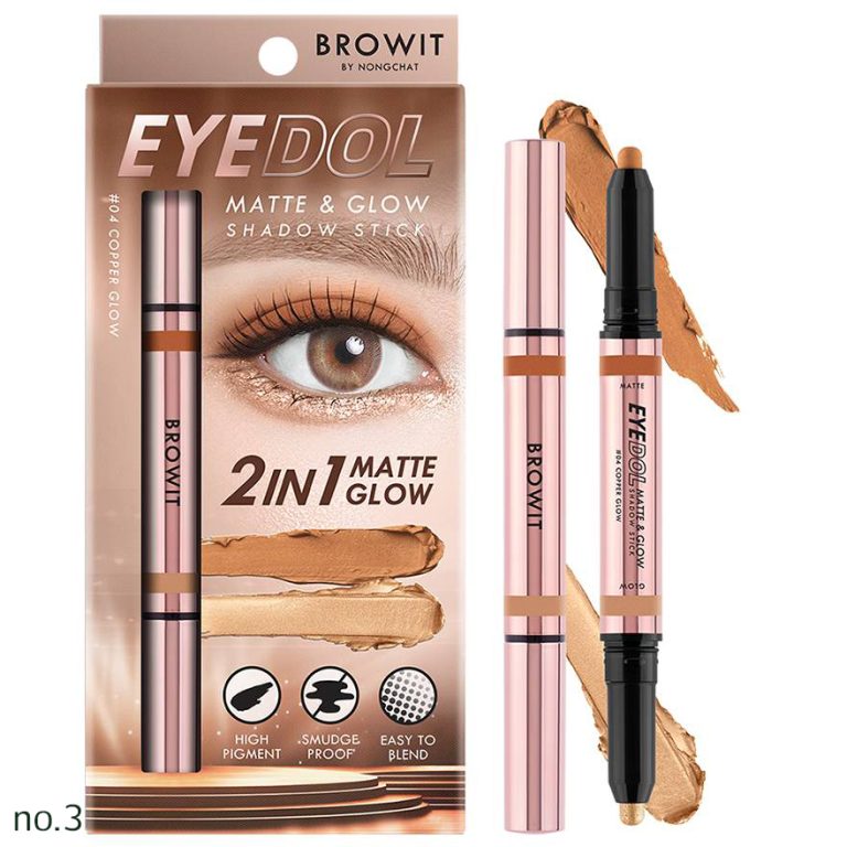 Browit eyedol matte&glow shadow stick - NO.4Copper glow