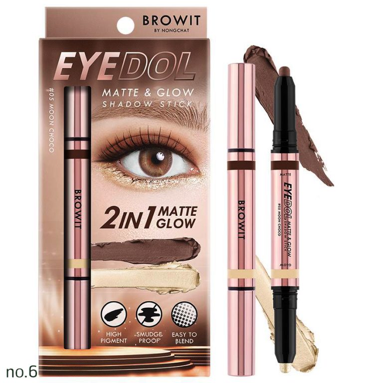 Browit eyedol matte&glow shadow stick - NO.7Earth golden brown