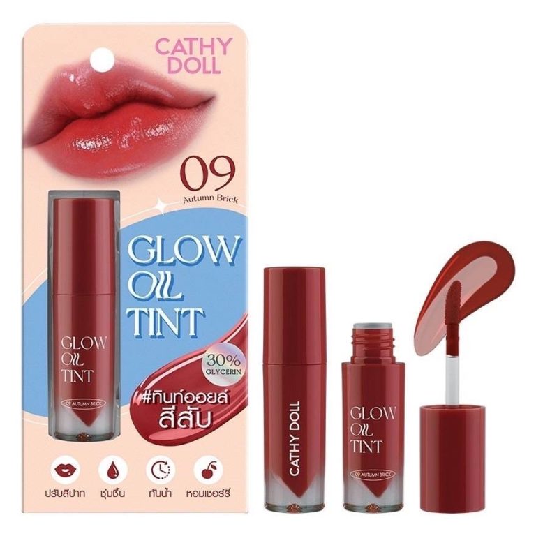 Cathy Doll Glow Oil Tint โกลว์ ออยล์ ทินท์ - NO.9Autumn Brick