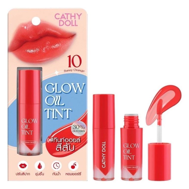 Cathy Doll Glow Oil Tint โกลว์ ออยล์ ทินท์ - NO.10Sunny Orango