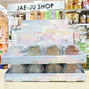 MS230-A-B Miss lolanti pop colors glitter กลิตเตอร์ตลับกลมฝาใส