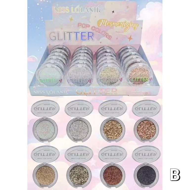MS230-A-B Miss lolanti pop colors glitter กลิตเตอร์ตลับกลมฝาใส - 02.B