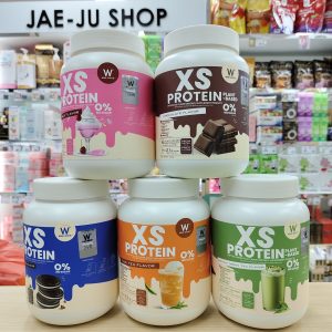 WINK WHITE XS protein milk flavor เอ็กซ์เอส โปรตีน 5สูตร ผลิตภัณฑ์เสริมอาหาร 240g.