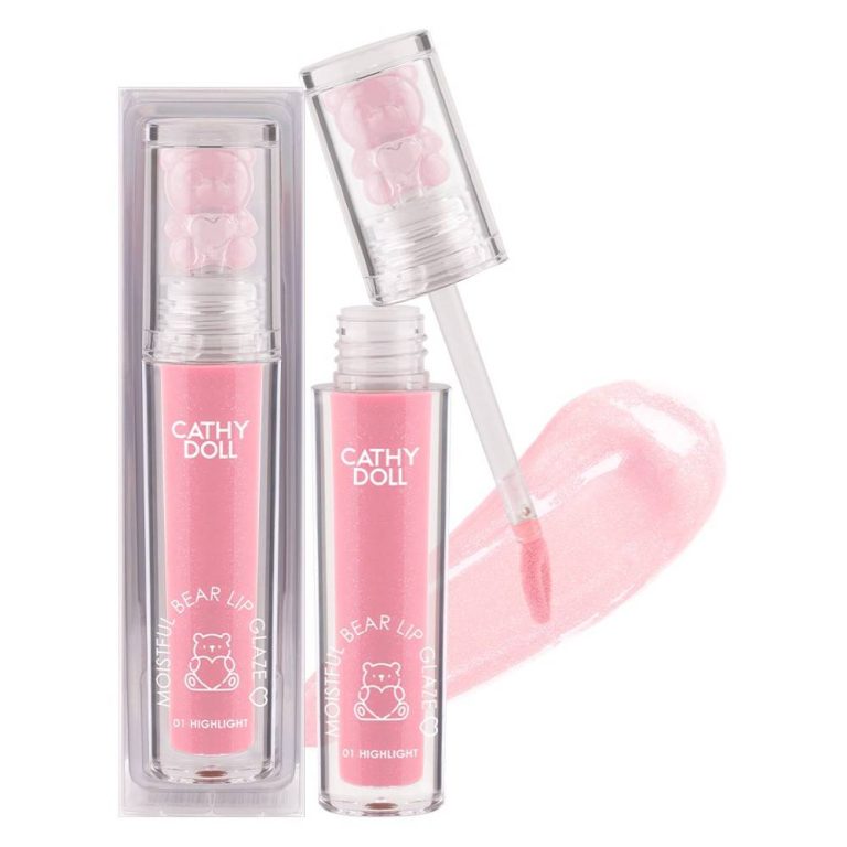 Cathy doll moistful bear lip glaze - NO.1Highlight