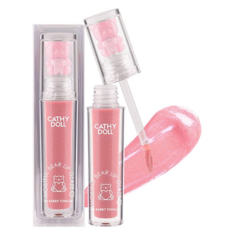 Cathy doll moistful bear lip glaze - NO.4Rabbit Tongue