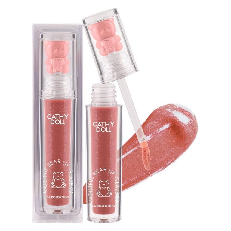 Cathy doll moistful bear lip glaze - NO.6Rosewood