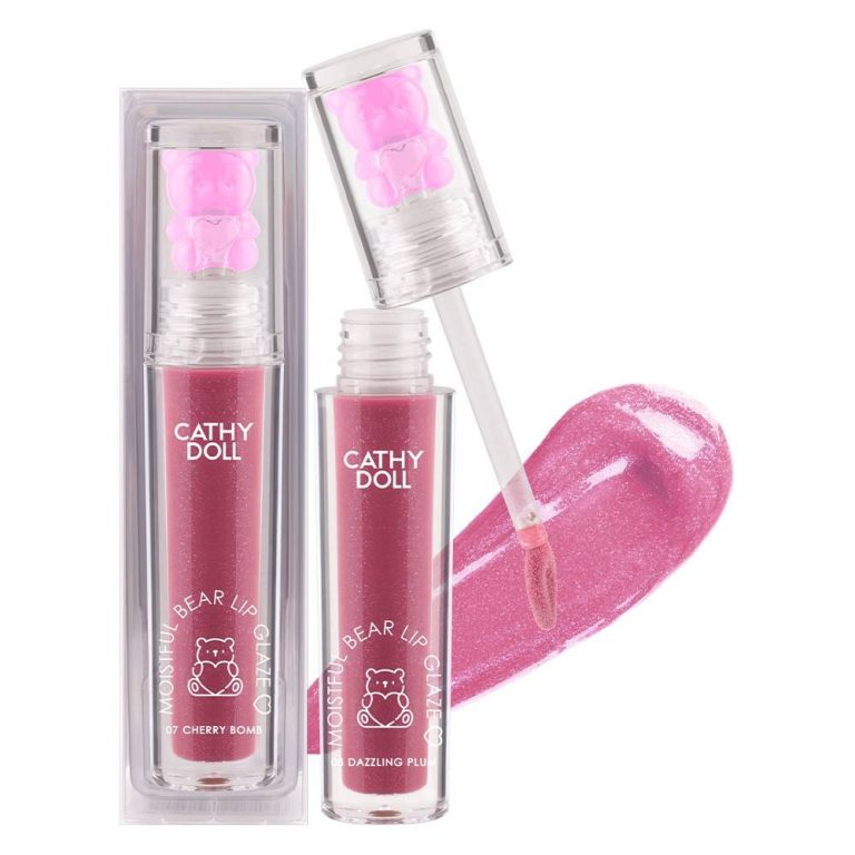 Cathy doll moistful bear lip glaze - NO.8Dazzling Plum