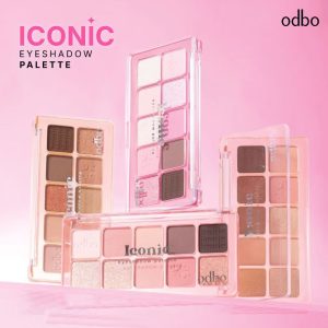 OD2029 odbo iconic eyeshadow palette โอดีบีโด ไอโคนิค อายแชโดว์ 7g.