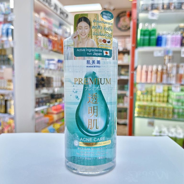 HADABIREI premium micro cleansing water ฮาดะบิเรอิ พรีเมี่ยม ไมโคร-คลีนซิ่ง วอเตอร์  400ml - 02. Acne care