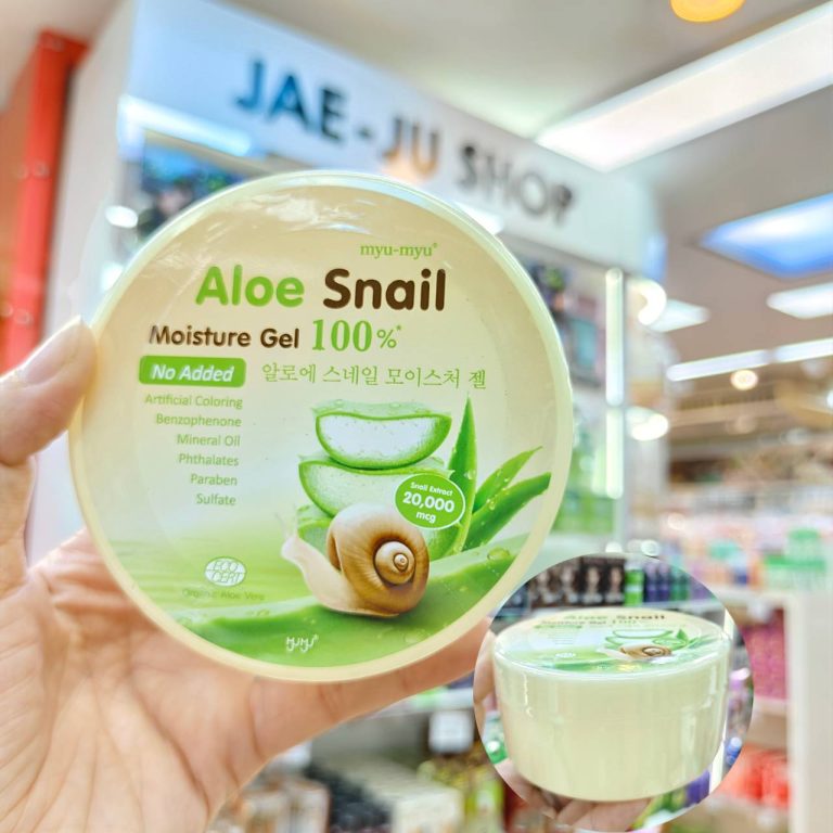 MYU-MYU aloe gel มิว-มิว เจล 300g - 01. aloe snail