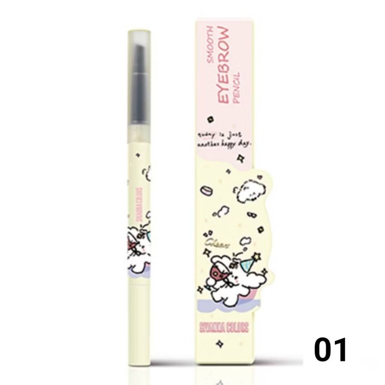 HF818 Sivanna colors smooth eyebrow pencil ซีเวนน่า คัลเลอร์ส สมูท อายบราว เพนซิล 0.3g - 01. light brown