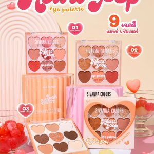 HF735 Sivanna colors heart pop eye palette ซีเวนน่า คัลเลอร์ส ฮาร์ท ป๊อป อาย พาเลท 1.3gx9g.