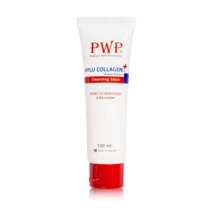 PWP Hylu Collagen Plus Chrono Reboot Cleansing Foam พี ดับบลิว พี ไฮลู คอลลาเจน พลัส โครโน รีบูท คลีนซิ่งโฟม 100ml