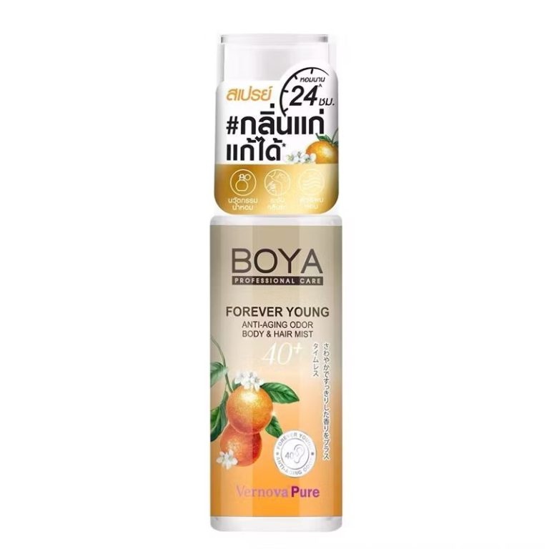 Boya forever young anti-aging odor body & hair mist freshy 40+ โบย่า ฟอร์เอฟเวอร์ยังแอนตี้ 30ml. - 04.ไทม์เลส