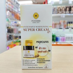 Pinnara since 2012 intensive whitening super cream พิณนารา ซินส์2012 อินเทนซีฟ ไวท์เทนนิ่ง ซุปเปอร์ ครีม 7mlx6pcs