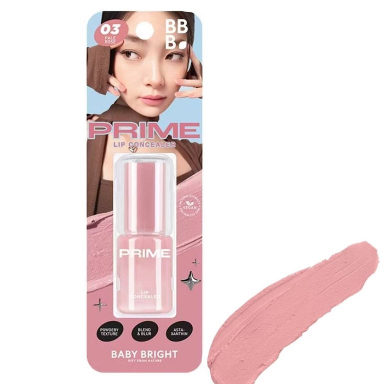Baby bright prime lip concealer เบบี้ไบร์ท ไพรม์ลิปคอนซีลเลอร์ 2.6g - 03.pale rose