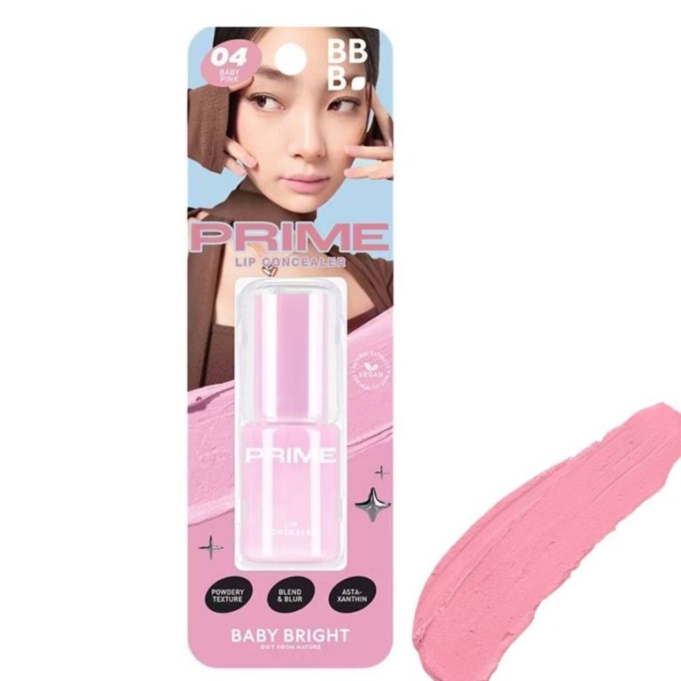 Baby bright prime lip concealer เบบี้ไบร์ท ไพรม์ลิปคอนซีลเลอร์ 2.6g - 04.baby pink