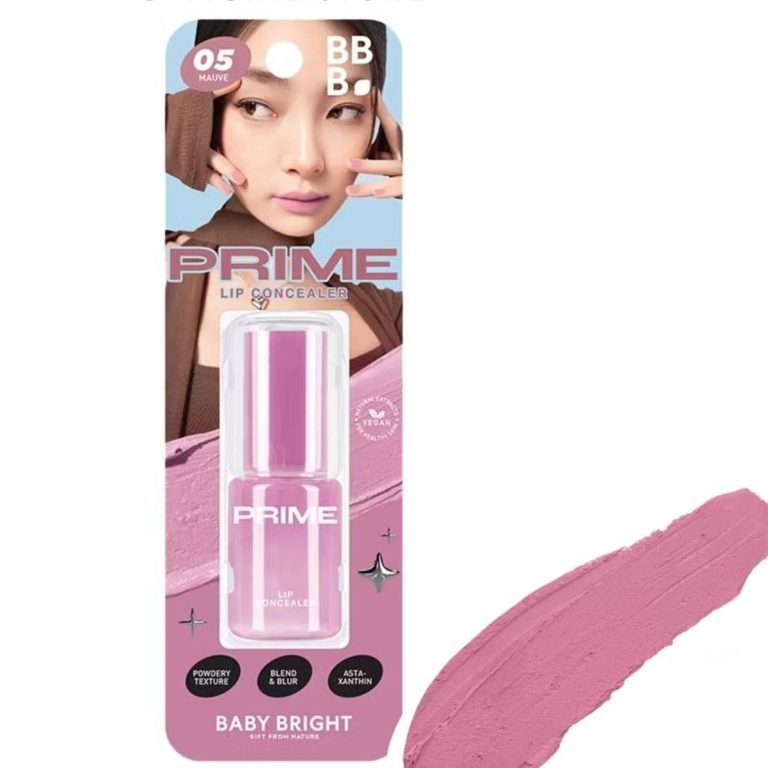 Baby bright prime lip concealer เบบี้ไบร์ท ไพรม์ลิปคอนซีลเลอร์ 2.6g - 05.mauve