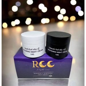 RCC Repairing night cream10g. whitening night cream10g. ชุดครีมบำรุงหน้า10g.