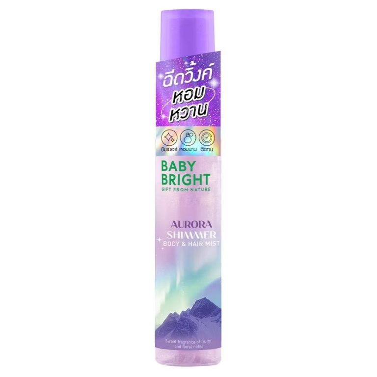 Baby bright  Shimmerbody&hair mist เบบี้ไบร์ท ซิมเมอร์บอดี้แอนด์แฮร์มิสท์ 20ml. - 03.Aurora