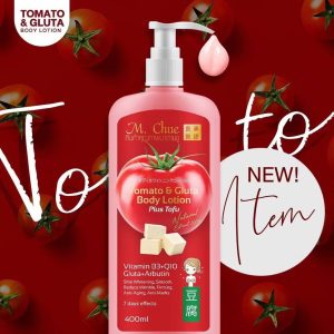 M.Chue Tomato Tofu Body Lotion เอ็ม.จู โทเมโท โทฟุ บอดี้ โลชั่น 400ml.