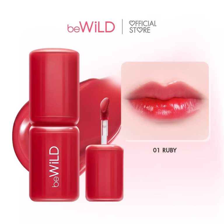 Bewild sugar glow lip  บีไวลด์ ซูการ์ โกลว์ 2.8g - 01. Ruby