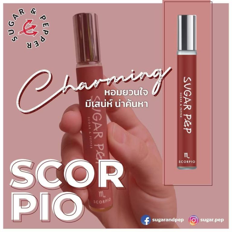 Sugar pep zodiac perfume oil ชูการ์ แอนด์เพบเพอร์ ออยล์น้ำหอมราศี 11ml. - 03.SCORPIO
