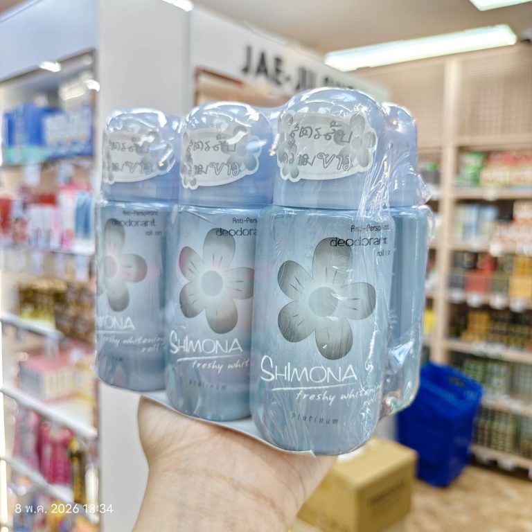 Shimona freshu whitening rollon ชิโมน่า นิว เฟรชชี่ ไวท์เทนนิ่ง โรลออน 60ml/x6pcs - 02.platinum