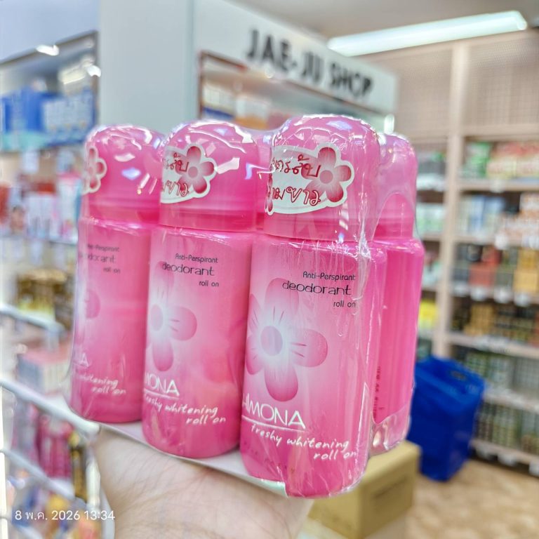 Shimona freshu whitening rollon ชิโมน่า นิว เฟรชชี่ ไวท์เทนนิ่ง โรลออน 60ml/x6pcs - 05.pink passy