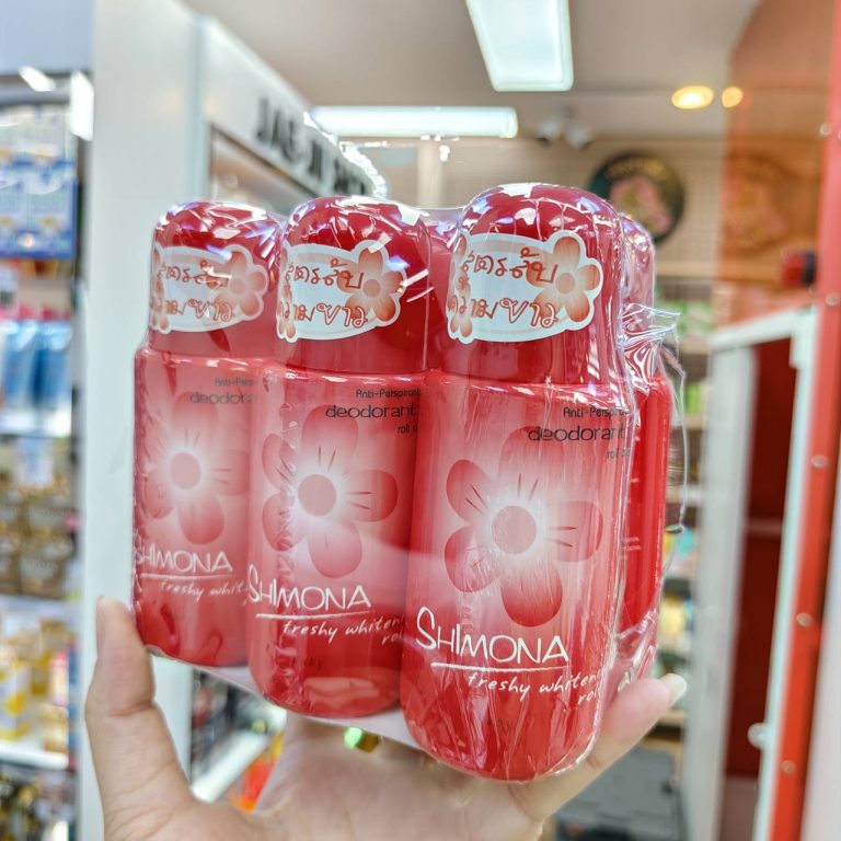 Shimona freshu whitening rollon ชิโมน่า นิว เฟรชชี่ ไวท์เทนนิ่ง โรลออน 60ml/x6pcs - 08.ruby