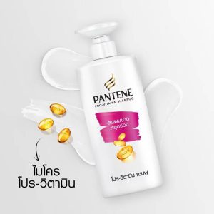 Pantene pro-vitamin shampoo 380ml สีชมพู