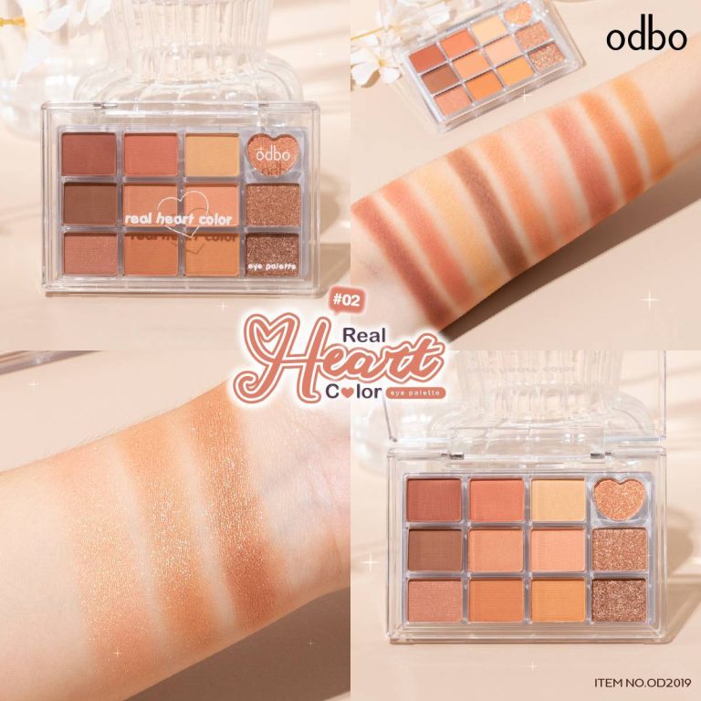 odbo Real Heart Color Eye Palette - 02
