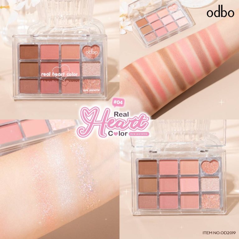 odbo Real Heart Color Eye Palette - 04