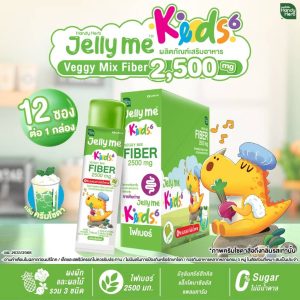 J 185 c jelly me keods veggy mix fiber 2500mg sugar 30gx12pcs