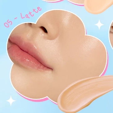 MC 8021 Meilinda airy fitting foundation#cool vanilla เมลินดา แอร์รี่ ฟิตติ้ง ฟาวน์เดชั่น 30g. - 05.latte