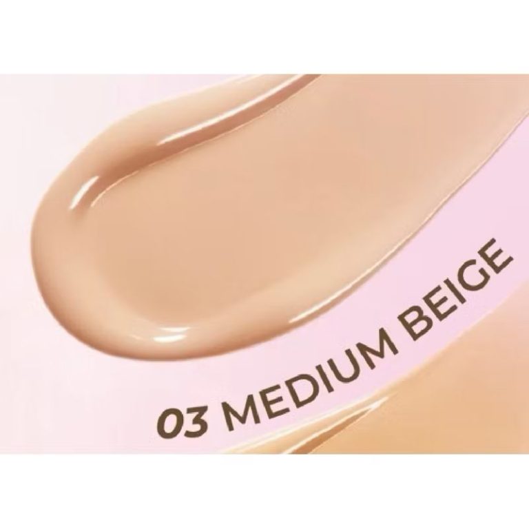 Charmiss charming glow longwear founda tion spf50+ pa++++ ชาร์มิส ชาร์มมิ่ง โกลว์#ไอวอรี่ 5gx6pcs - 03.Medium beige ผิวสีน้ำผึ้ง