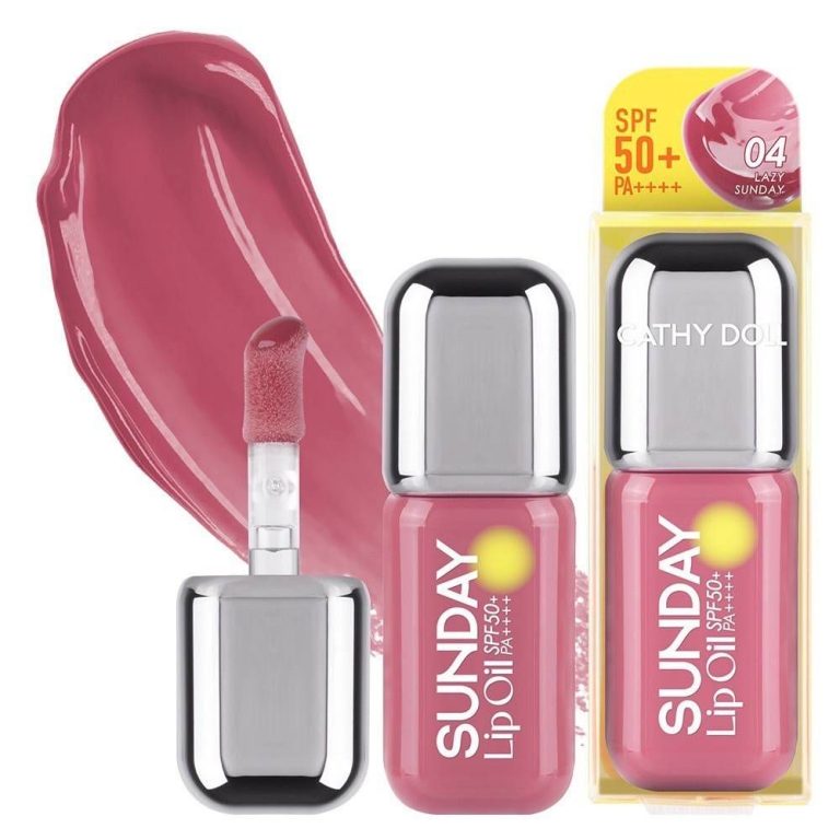 Cathy doll sunday lip oil spf50+pa++++ เคที่ดอลล์ ซันเดย์ลิปออยส์ เอสพีเอฟ50+พีเอ++++ 3.5g. - 04.LAZY SUNDAY