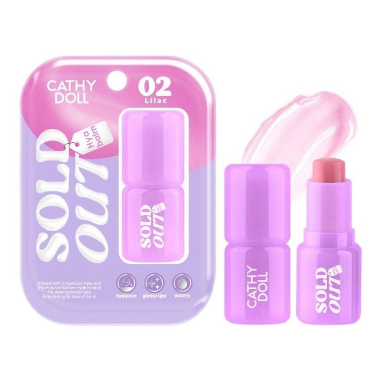 Cathy doll sold out hya balm เคที่ดอลล์ โซลด์เอาท์ไฮยาบาล์ม 4g. - 02.Lilac