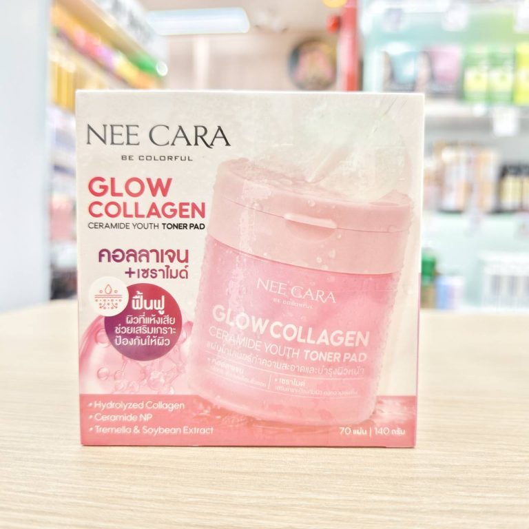Nee cara be coloreul toner pad นี คารา บี คัลเลอร์ฟูล โทนเนอร์ แพด (70pcs) 140ml - 04. GLOW COLLAGEN