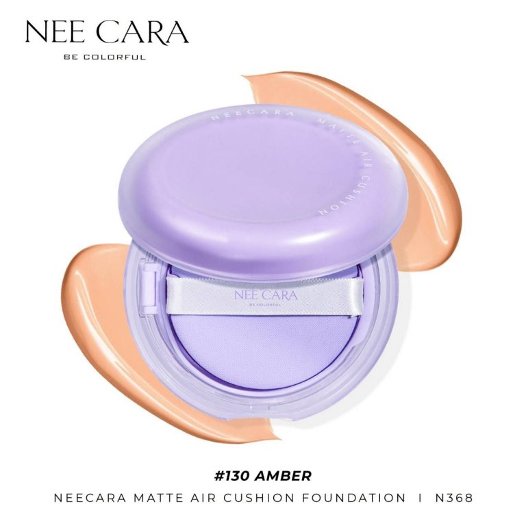 Nee cara matte air cushion foundation นีคาร่า แมท แอร์ คุชชั่น ฟาวน์เดชั่น - 03.130Amber